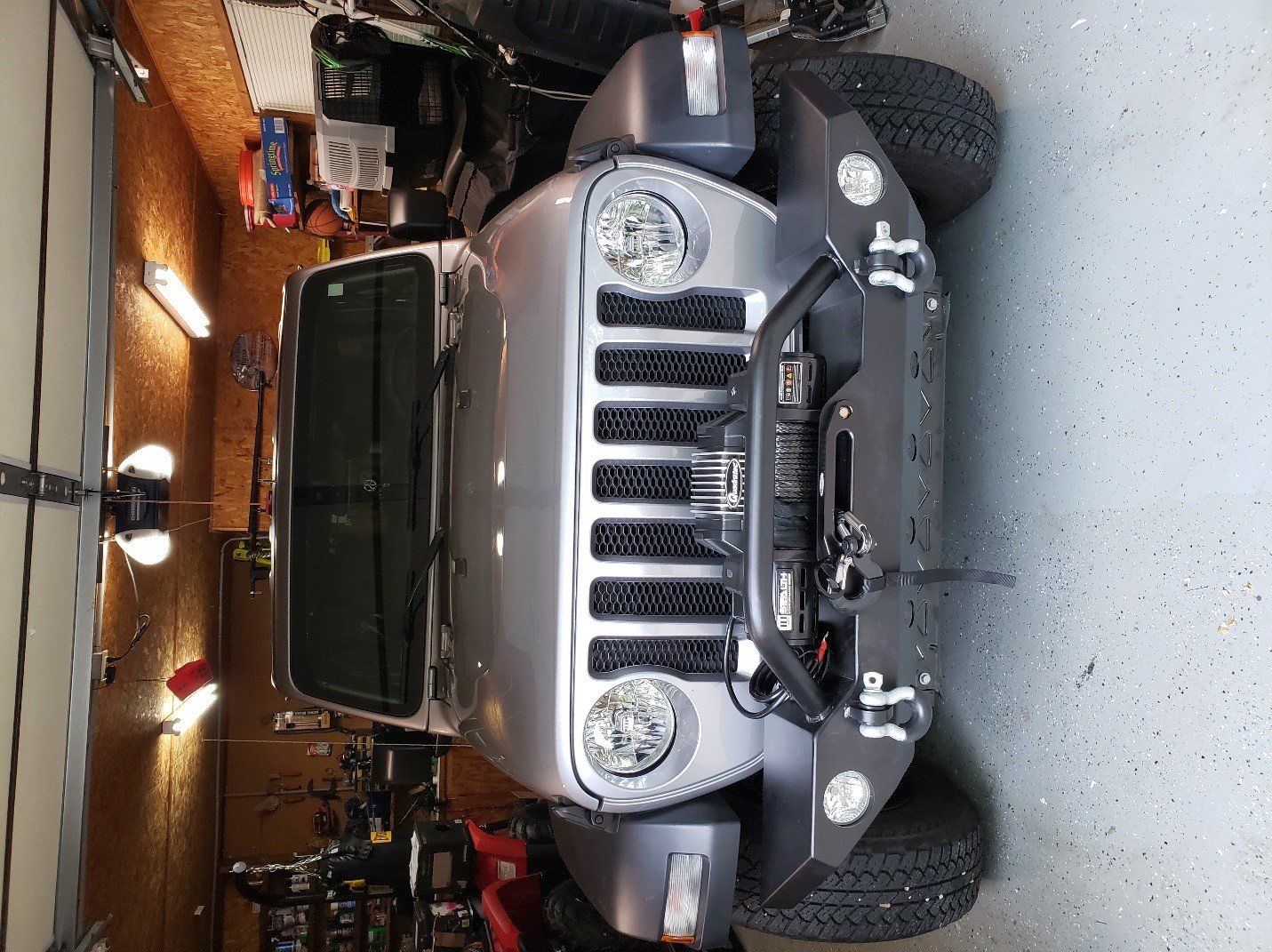 Tactik Hd Front Bumper W Hoop For 18 20 Jeep Wrangler Jl